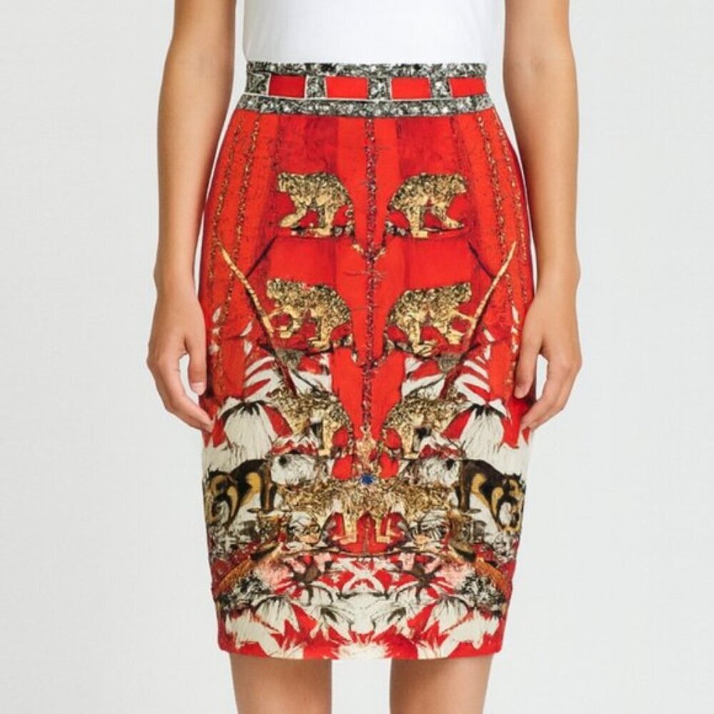 RARE! Camilla‎ Hangzhou Hollywood Pencil Skirt Size XS